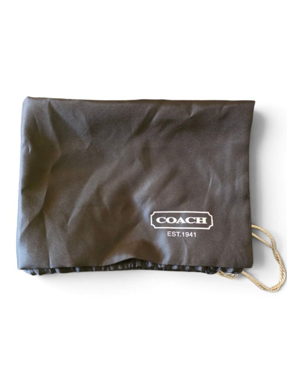 Coach Swagger 27 Gray Brown Glovetanned Leather Gold Satchel 12111 Authentic - Picture 8 of 16
